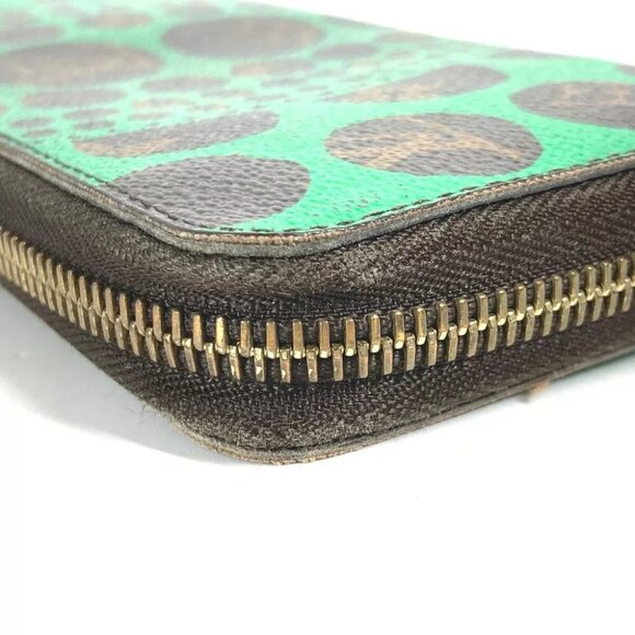 LOUIS VUITTON M60451 Monogram Pumpkin Dot by Yayoi Kusama Zippy Wallet - Picture 4 of 16